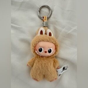 POP MART Labubu V4 The Monsters Pin For Love Alphabet Plush Pendant - Letter S